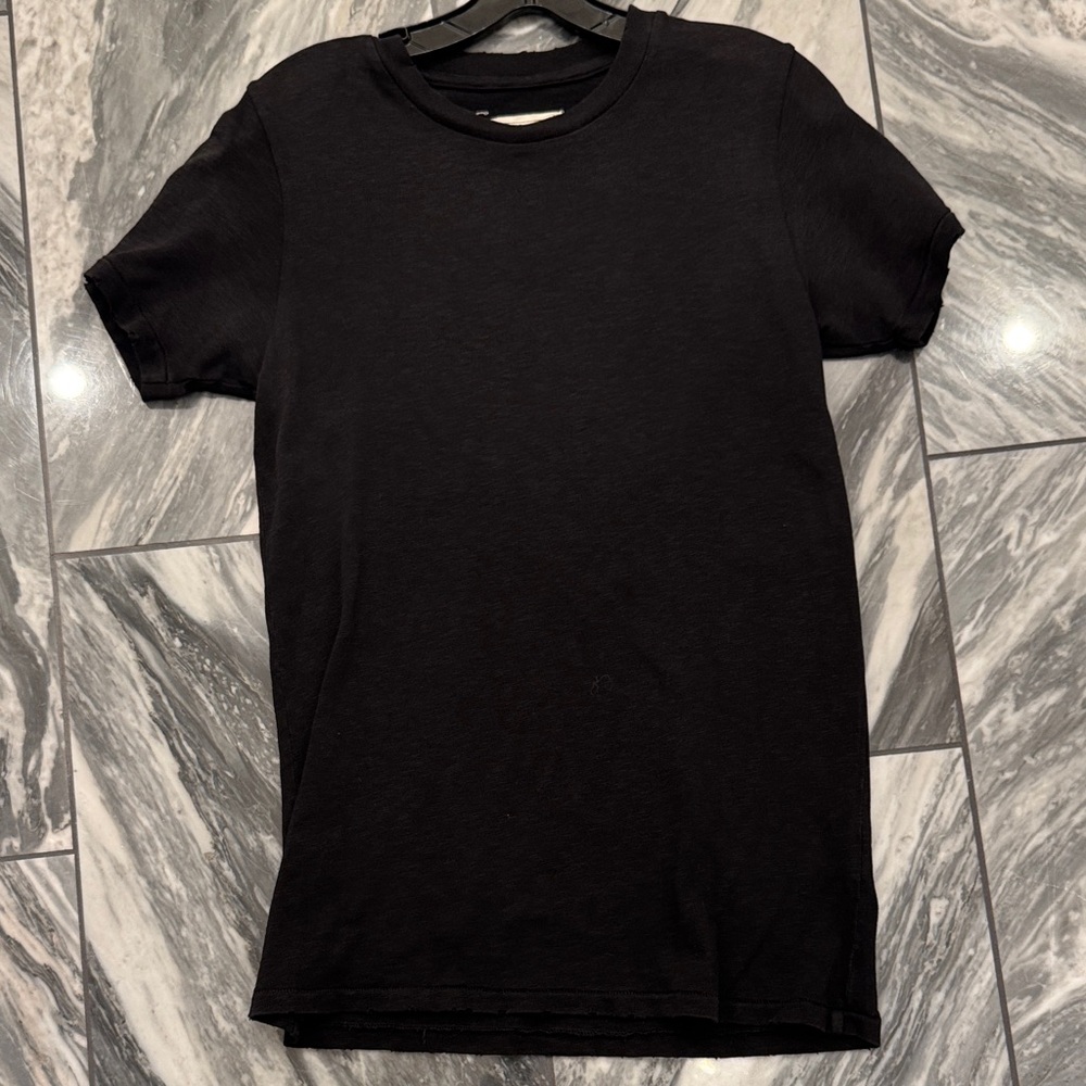 Current/Elliott Black Short Sleeve Tee